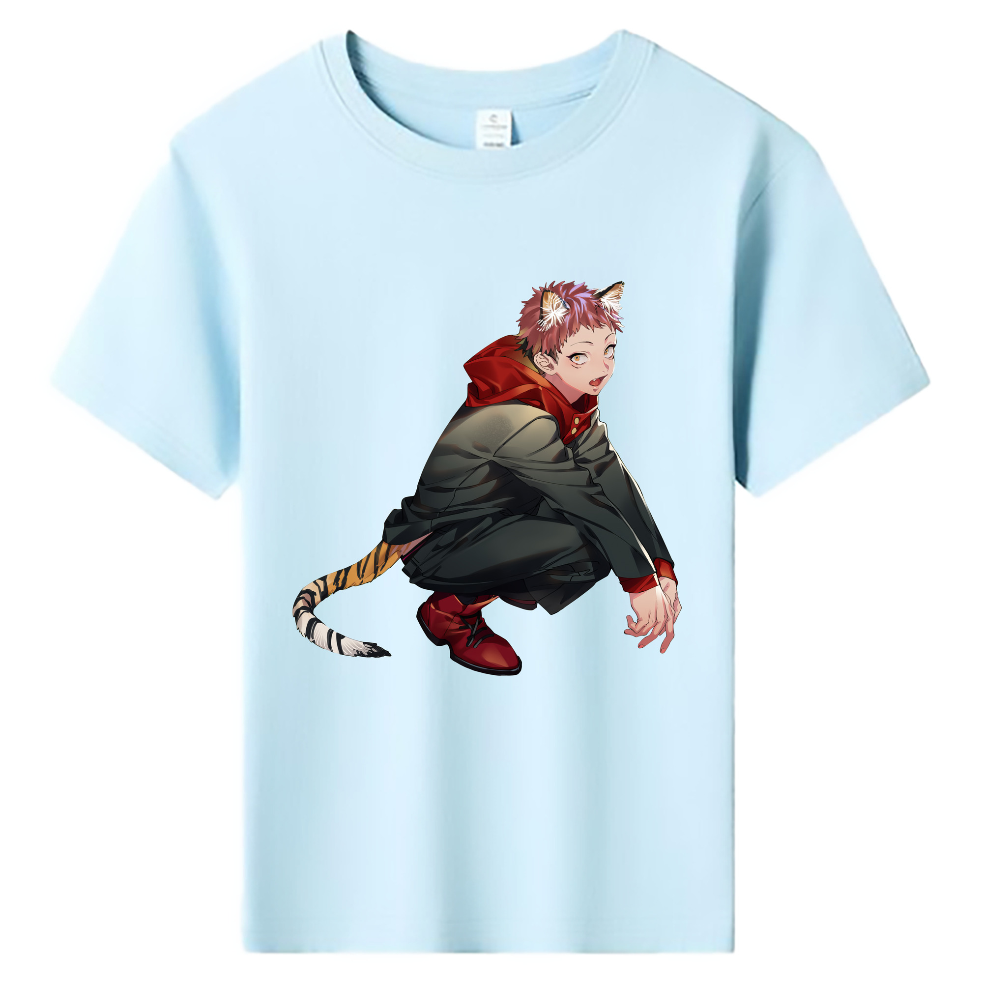 （画像用） 呪術廻戦 Jujutsu Kaisen 綿100％キッズTシャツ（フロントプリント）